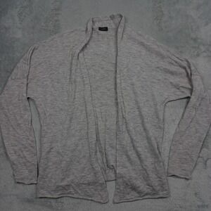 Joseph Cardigan Womens Small Gray Cashmere‎ Open Lightweight